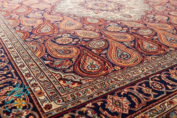 paisley design in carpet